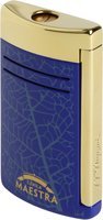 Zigarrenzubehör Feuerzeug  S.T. Dupont Partagas Linea Maestra blue/gold (020095)