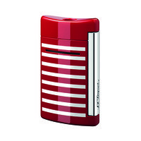 Zigarrenzubehör Feuerzeug  S.T. Dupont red white stripes (010107)