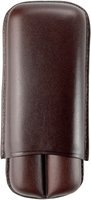 Marca Fina Lederetui 2er Robusto Tabakbraun ohne Logo (1000030)