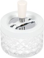 Guy Janot Drehascher Weiß / Glas Transparent (13331)