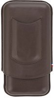 S.T. Dupont Cigar Case Leather 3er marron Atelier CL (183142)