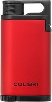 Zigarrenzubehör Feuerzeug  Colibri Metallic rot-schwarz (293523)