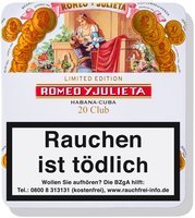 Zigarillos Kuba  Romeo y Julieta Club Edicion Limitada 2020 (20er Blechpackung)