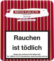Zigarillos Kuba  Romeo y Julieta Club Limited Edition 2024
