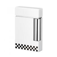Zigarrenzubehör Feuerzeug  S.T. Dupont White and Black Chrom und Lack (025119)