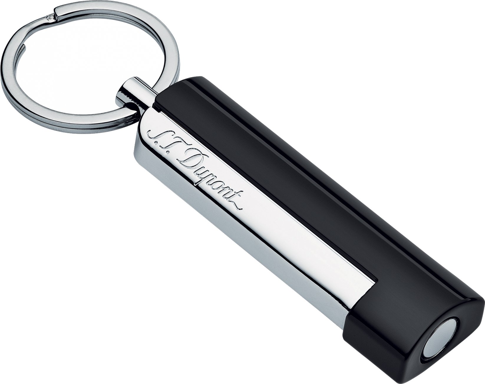 S.T. Dupont Maxijet Cigarrenbohrer Chrome Laque - Black as Night (003262) Ausstellungsstück ohne Um
