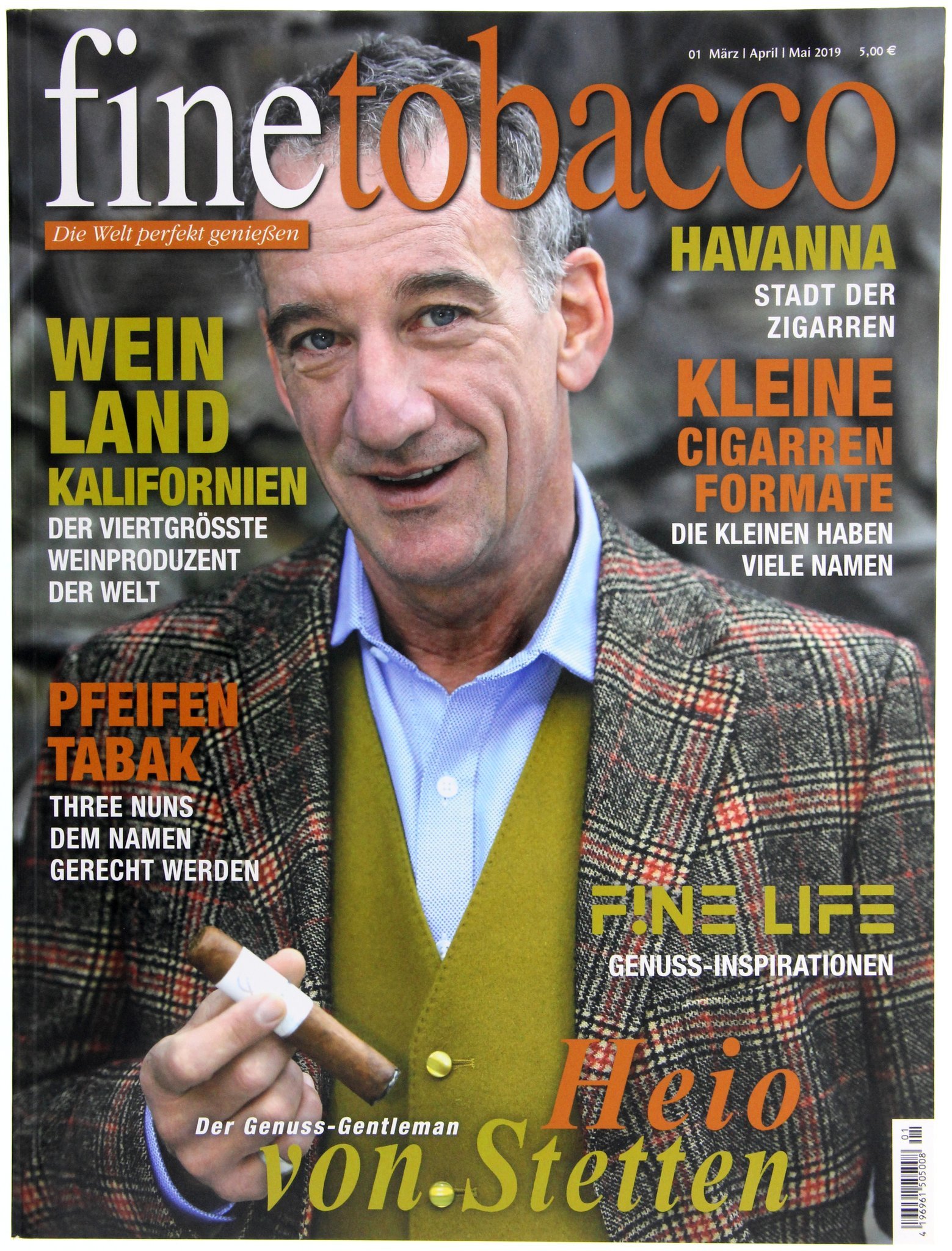 Fine Tobacco Ausgabe 012019 (Heino von Stetten)