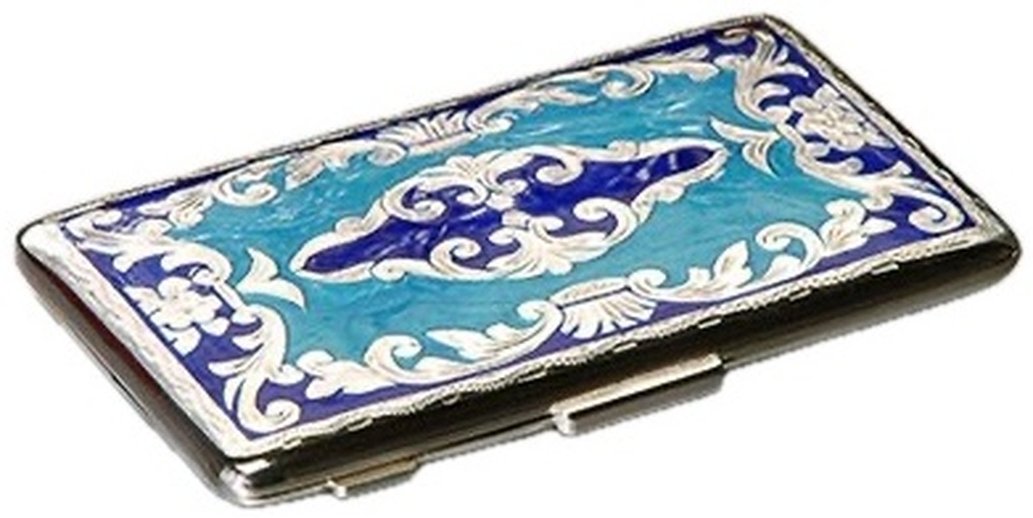 Sillems Zigarilloetui 6er Epoque Antique Blau (1943B)