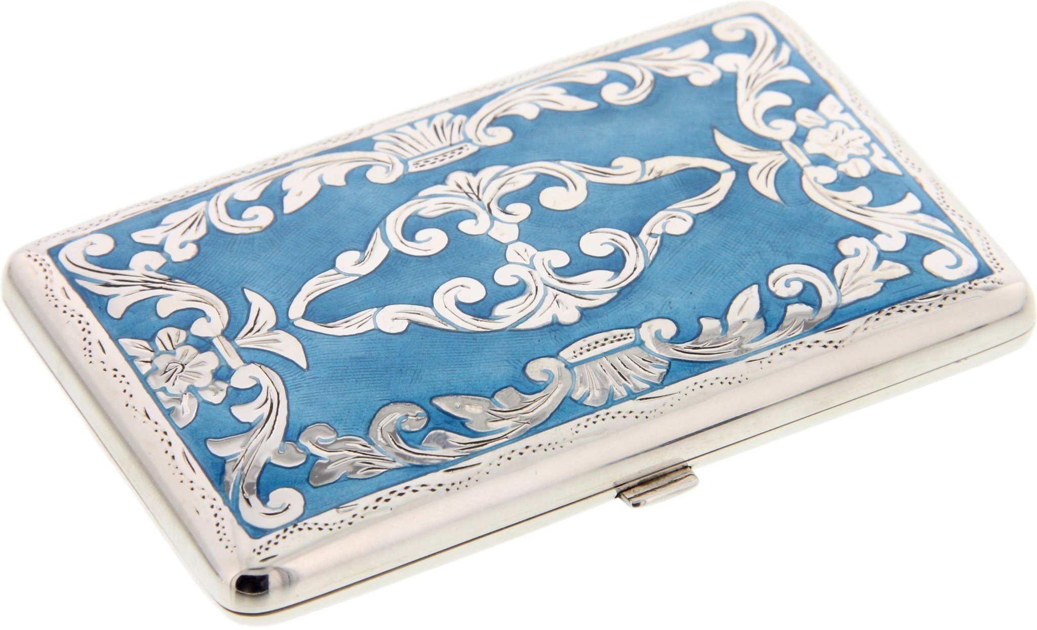 Sillems Zigarilloetui 6er Epoque Antique Azur (1943AZ)