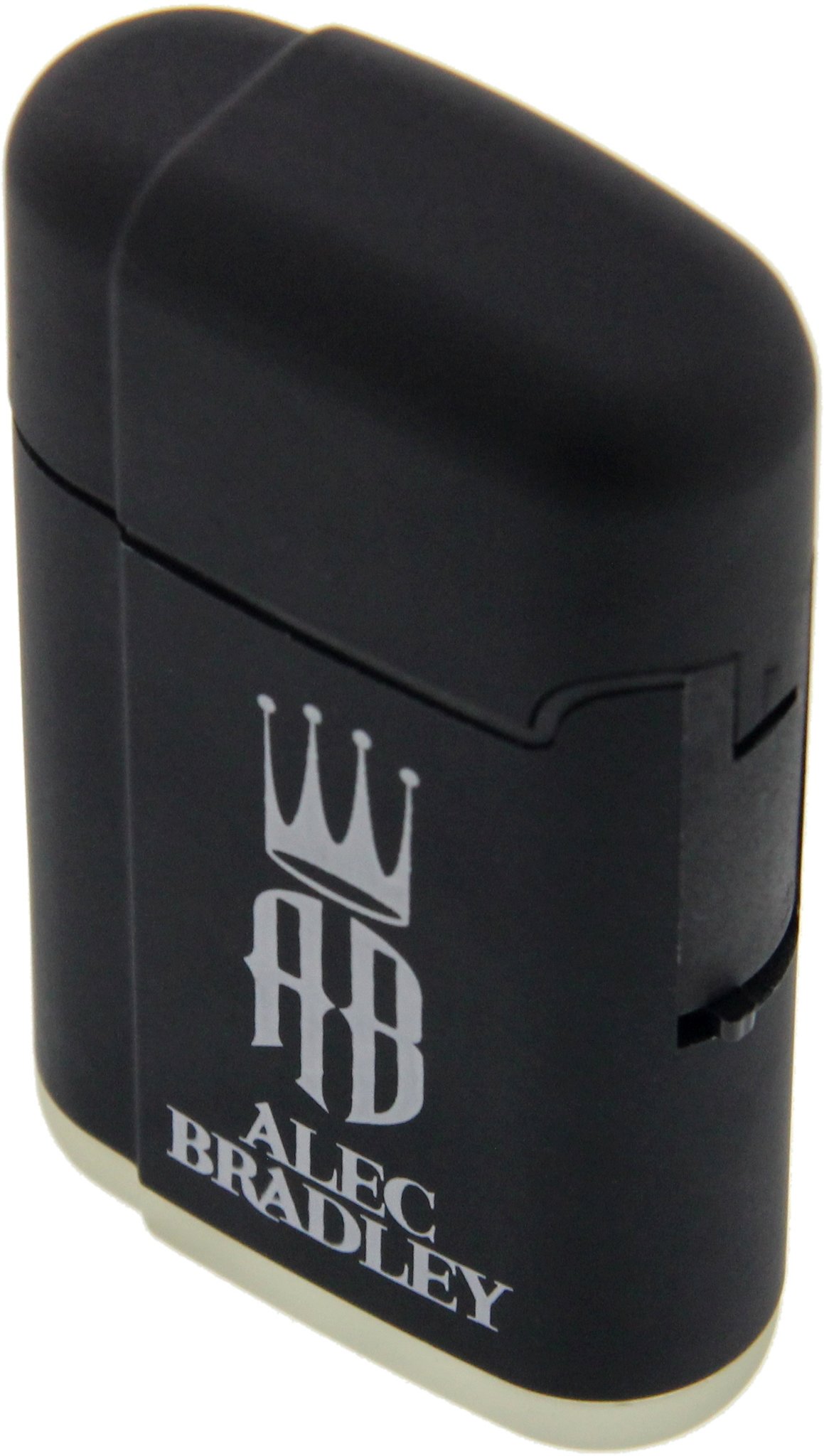 Alec Bradley Lighters Firestarter schwarz Double-Flame (01703BK) Rückseite