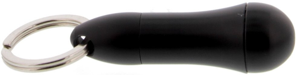 Wolfertz CTS Magnet Zigarrenbohrer (Punch) schwarz (komplett aus Metall) 