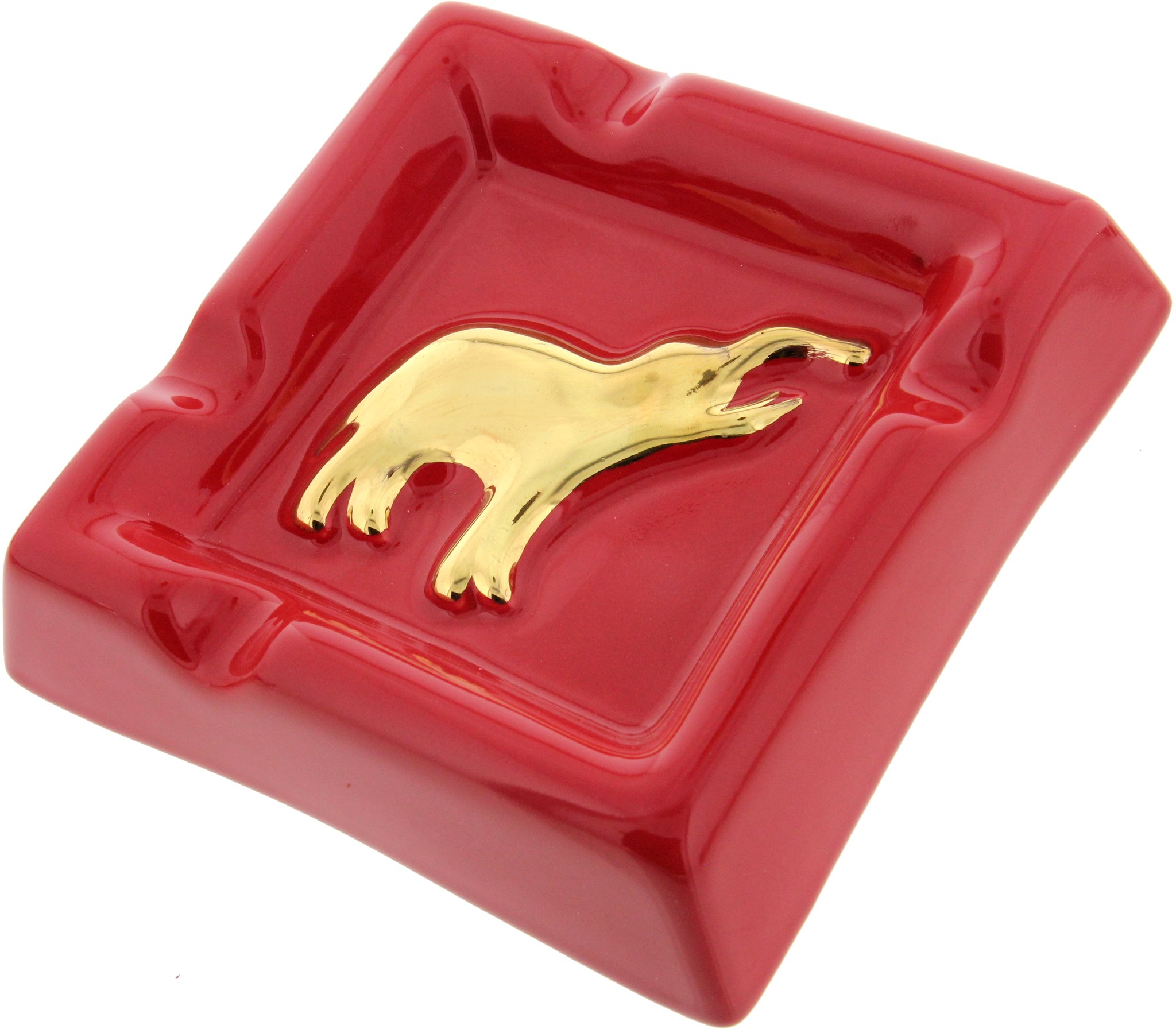 De Olifant Aschenbecher rot