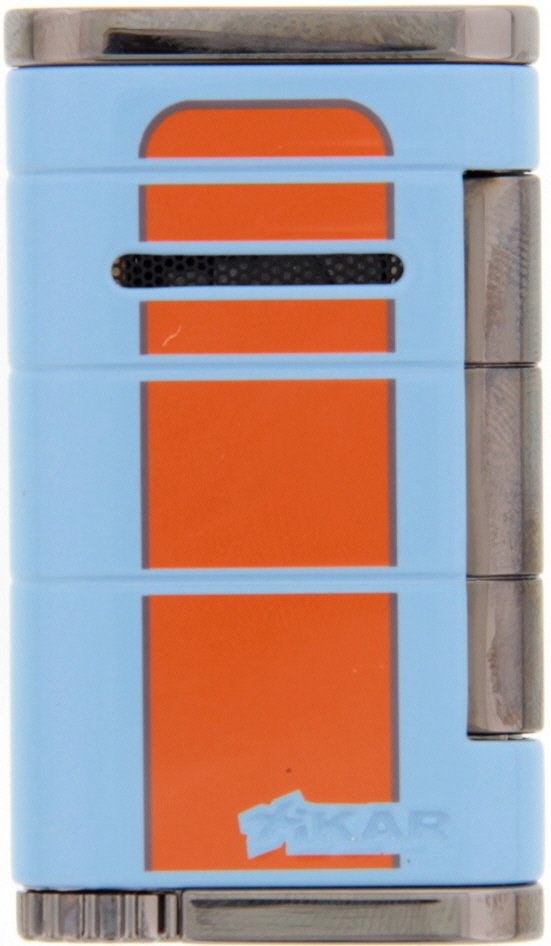 Xikar Allume (Single Jet) blue orange stripe (532BLOR)