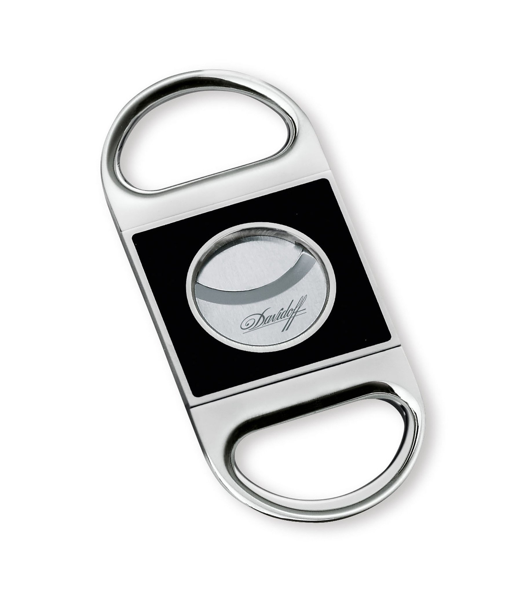 Davidoff Doppelklingen Cutter Edelstahl - (2634) Lack schwarz