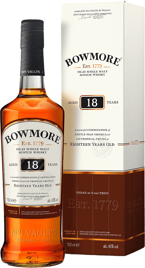 Bowmore Whisky 18 Years Old mit Umkarton