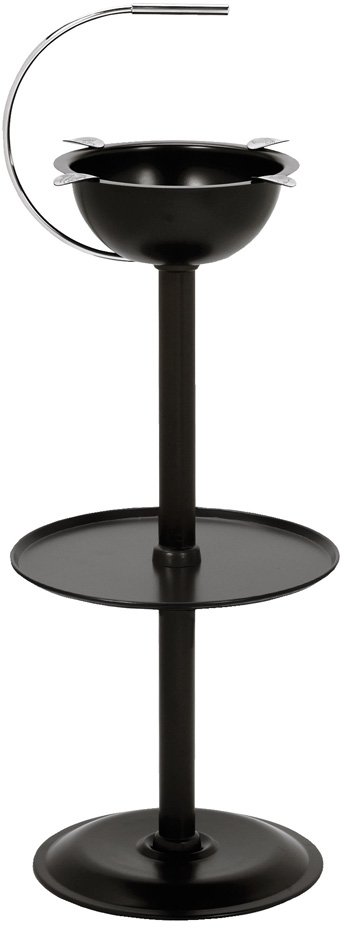 Stinky Ashtray Standaschenbecher Jet Black (CA-ST-FL-BLK)