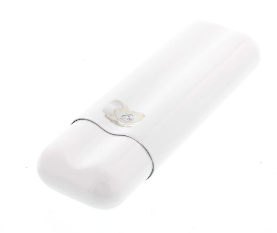 Erez Zigarrenetui Weiß 2er