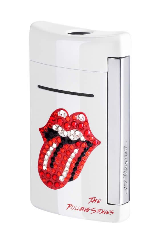 S.T. Dupont Rolling Stones Collection White Swarovski Minijet
