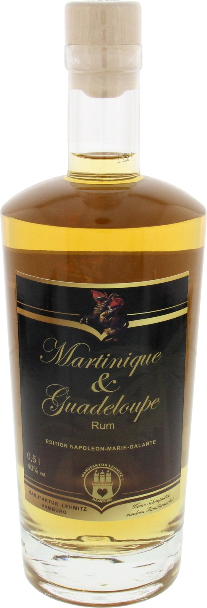 Lehmitz Rum Martinique & Guadeloupe (0,5 l / 40 % Vol.)