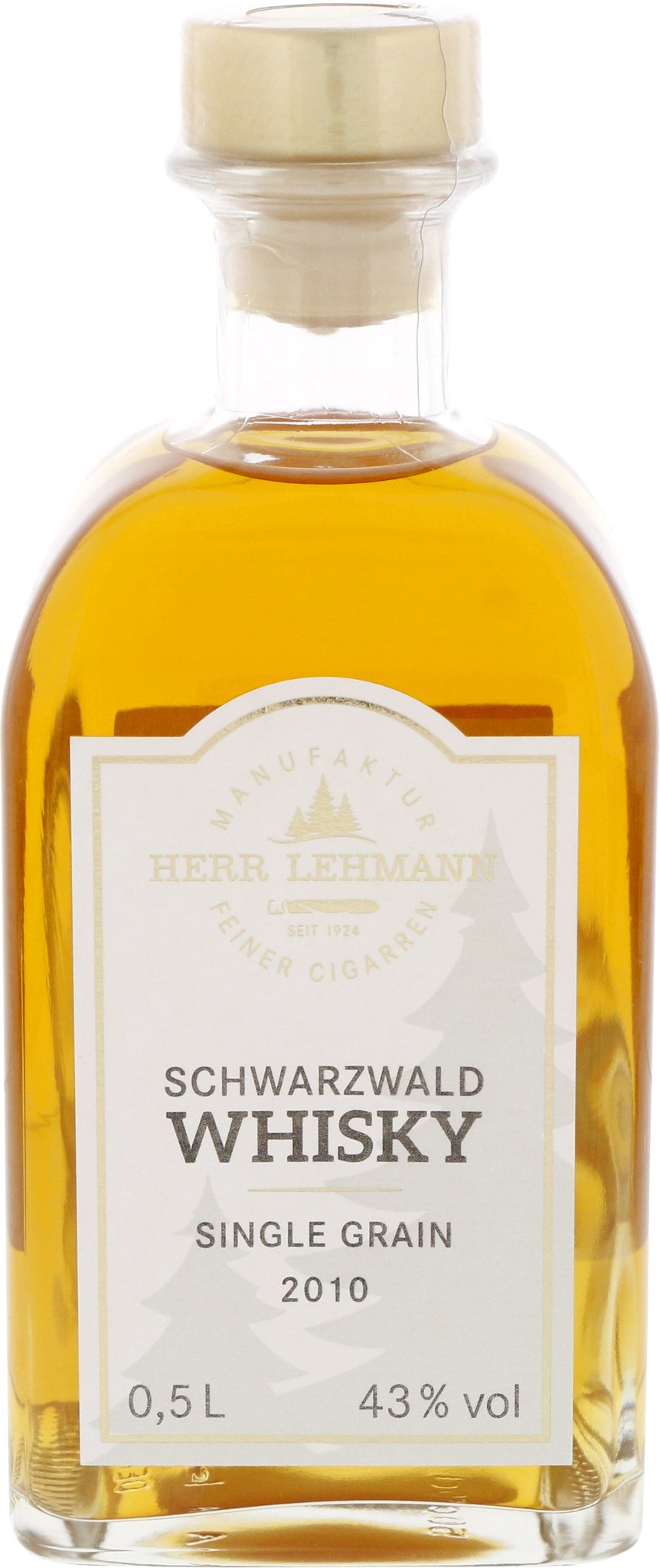 Herr Lehmann Whisky Schwarzwald Whisky Single Grain 2010 (0,5 Liter)
