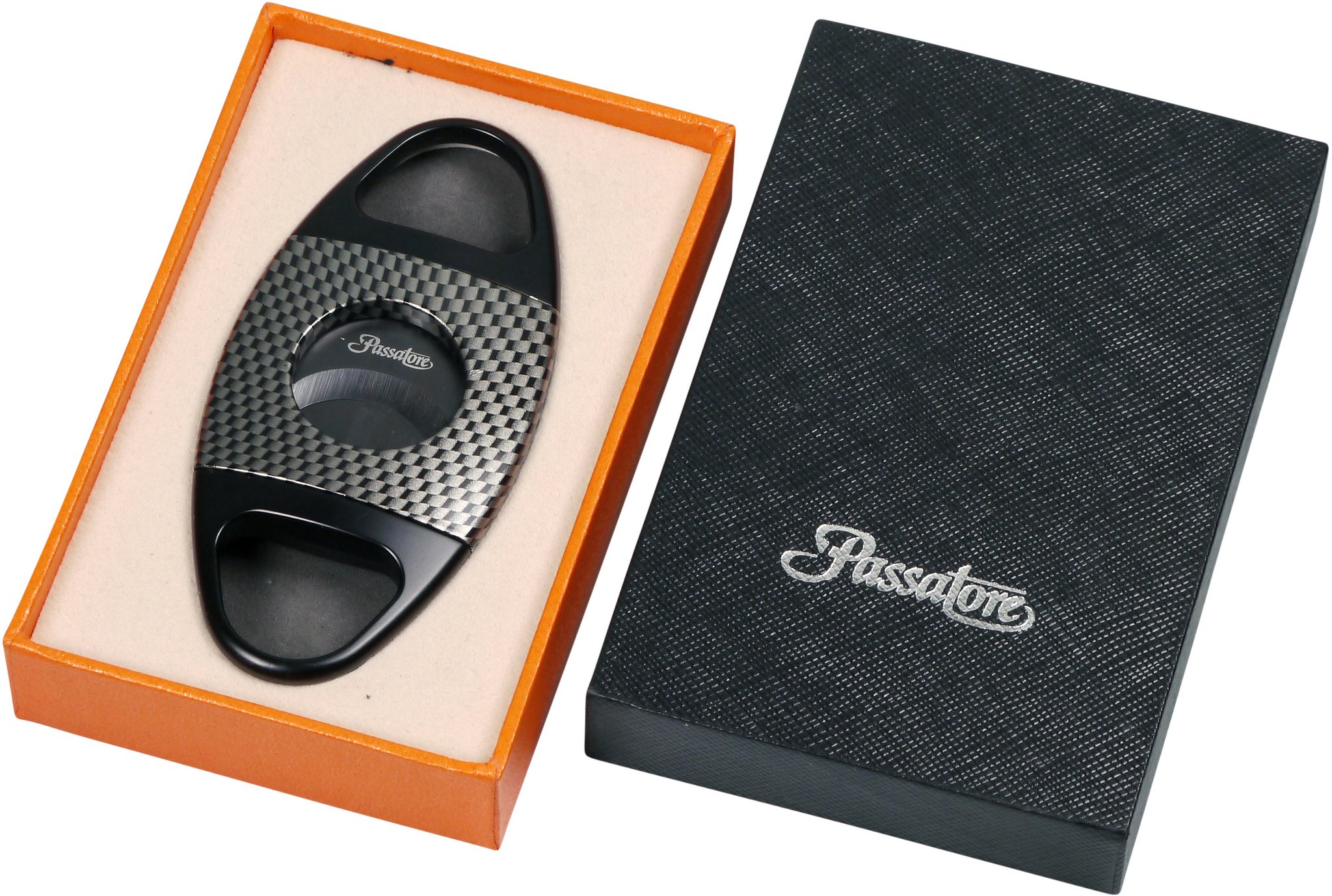 Passatore Cutter Carbon finish schwarz (591674) Verpackung