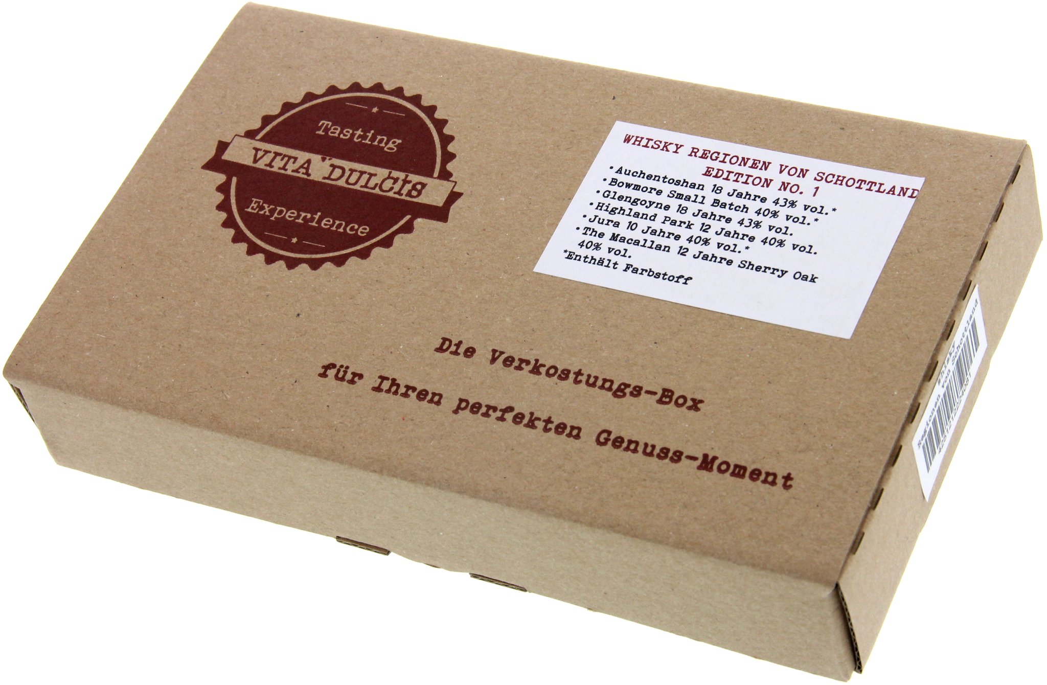 Vita Dulcis Whisky Tasting Box Regionen von Schottland