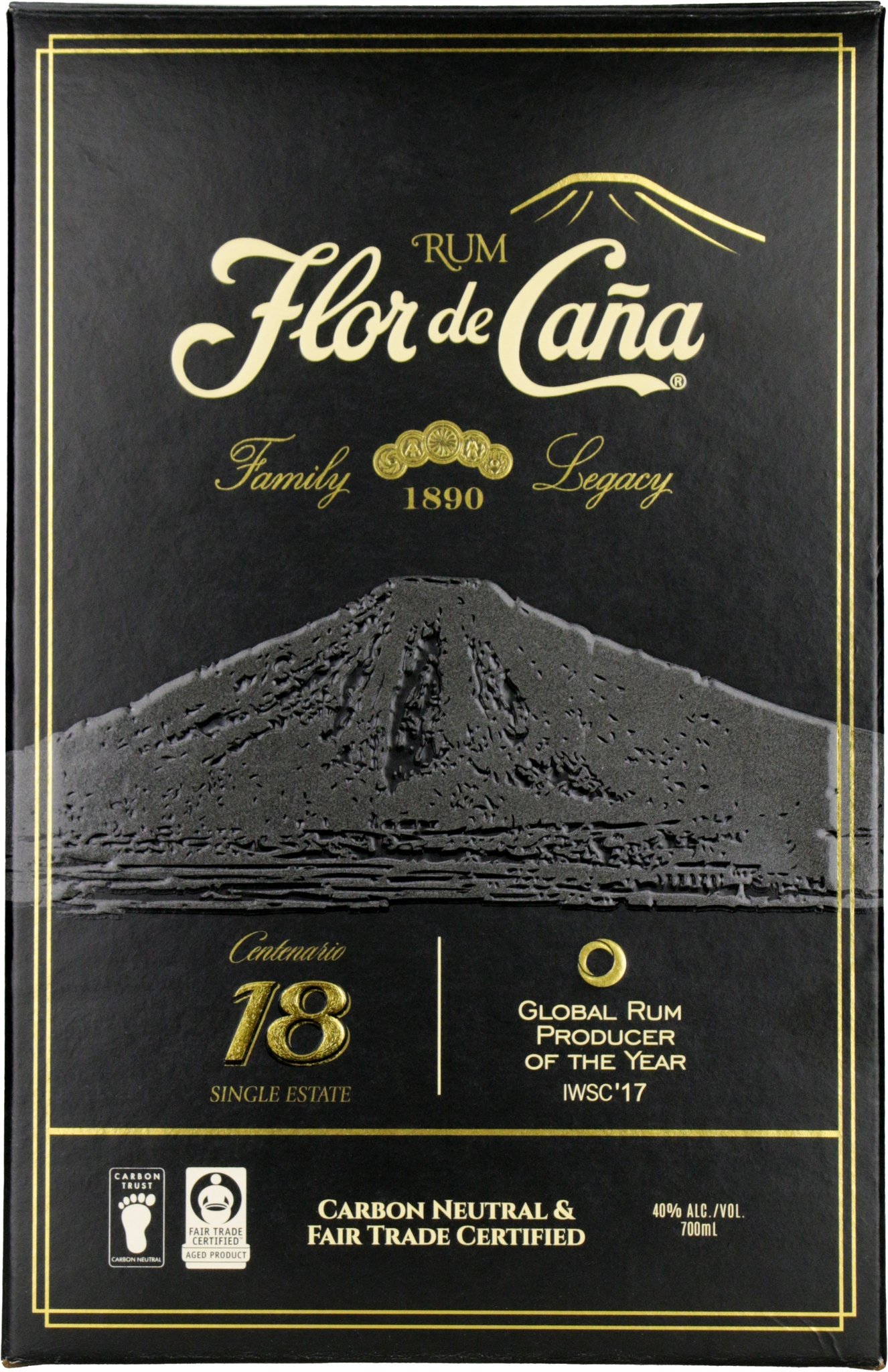 Centario Gold 18 Jahre Karton vorne