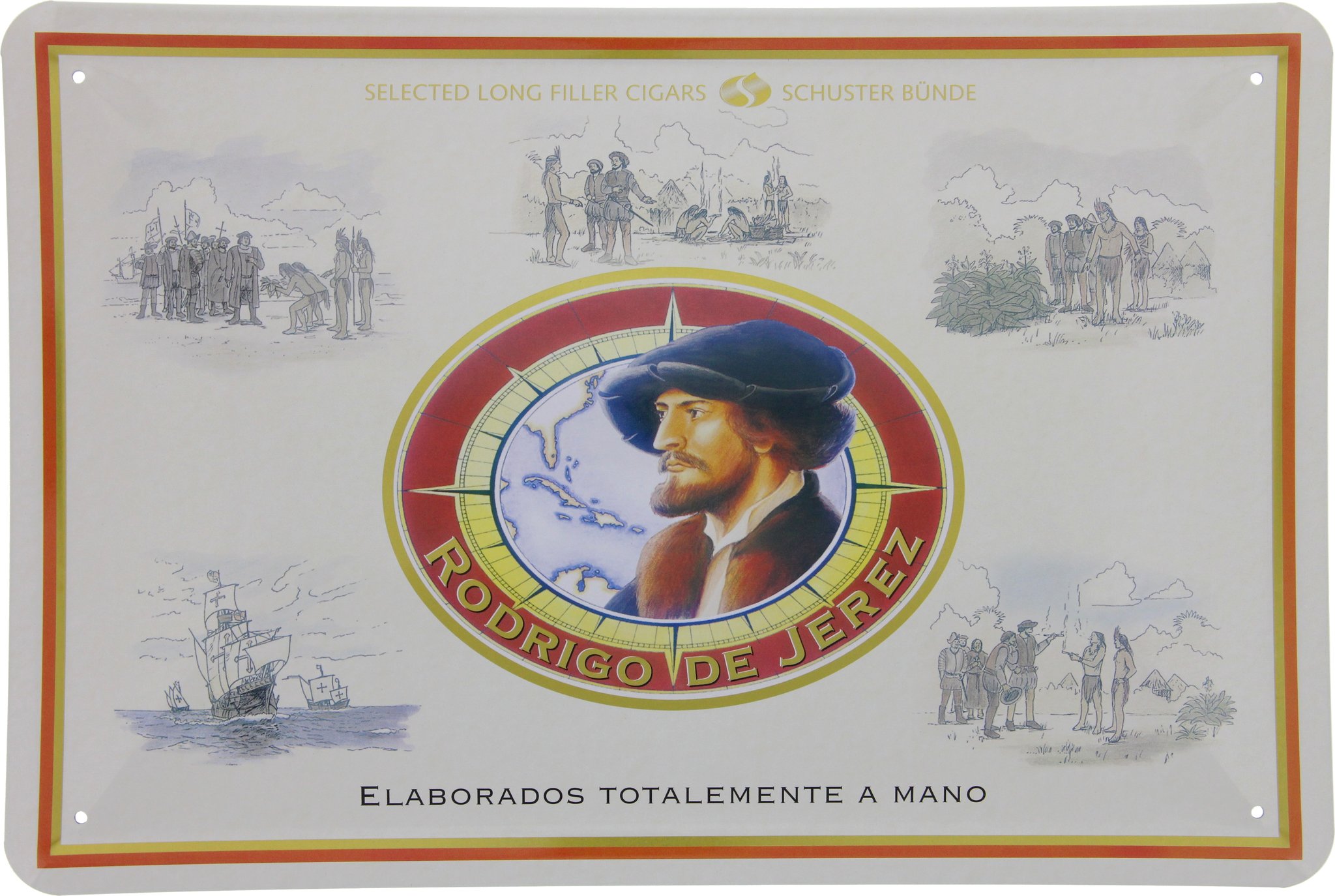 Rodrigo de Jerez Merchandise Blechschild