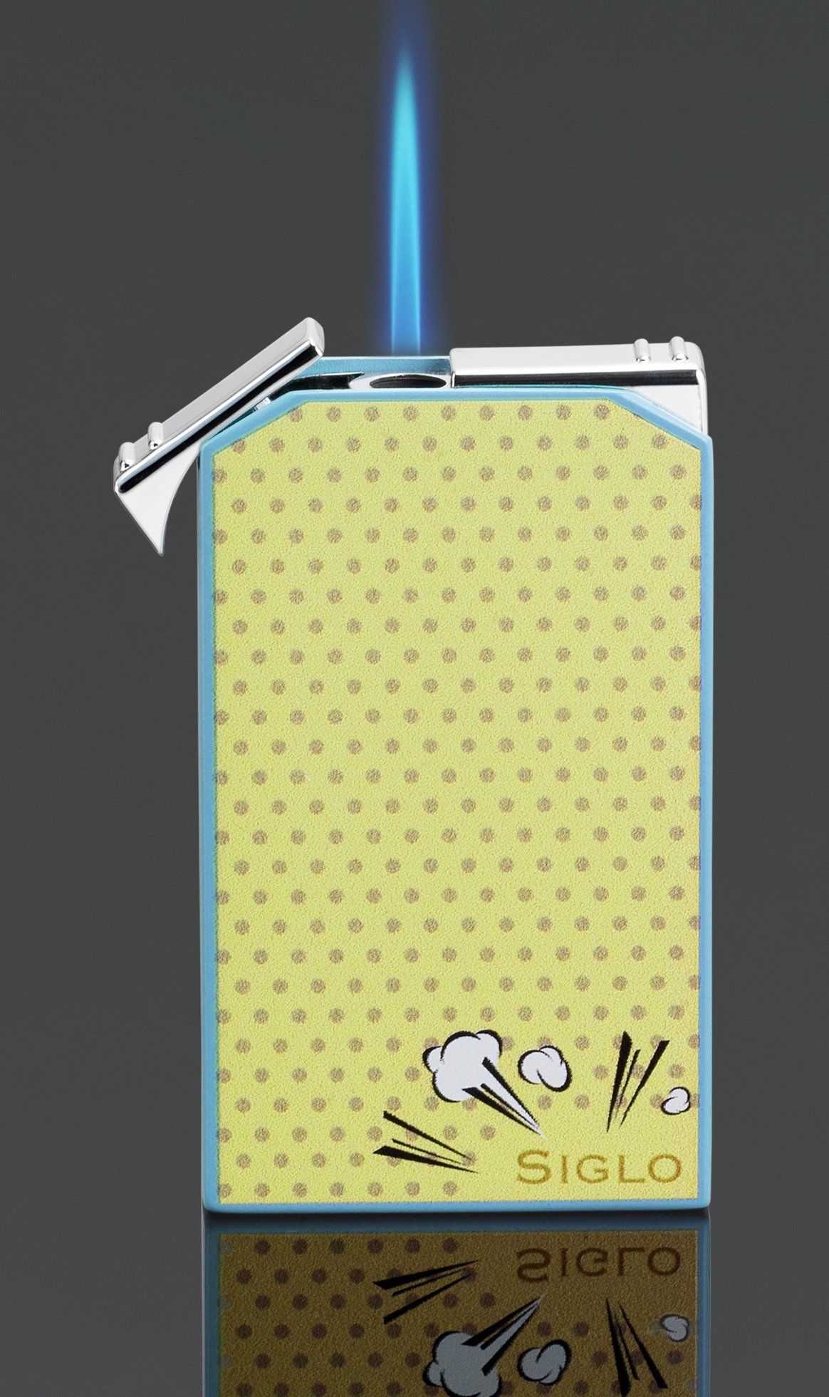 Siglo Geschenkset Year of Dog Feuerzeug Flamme Jetflame