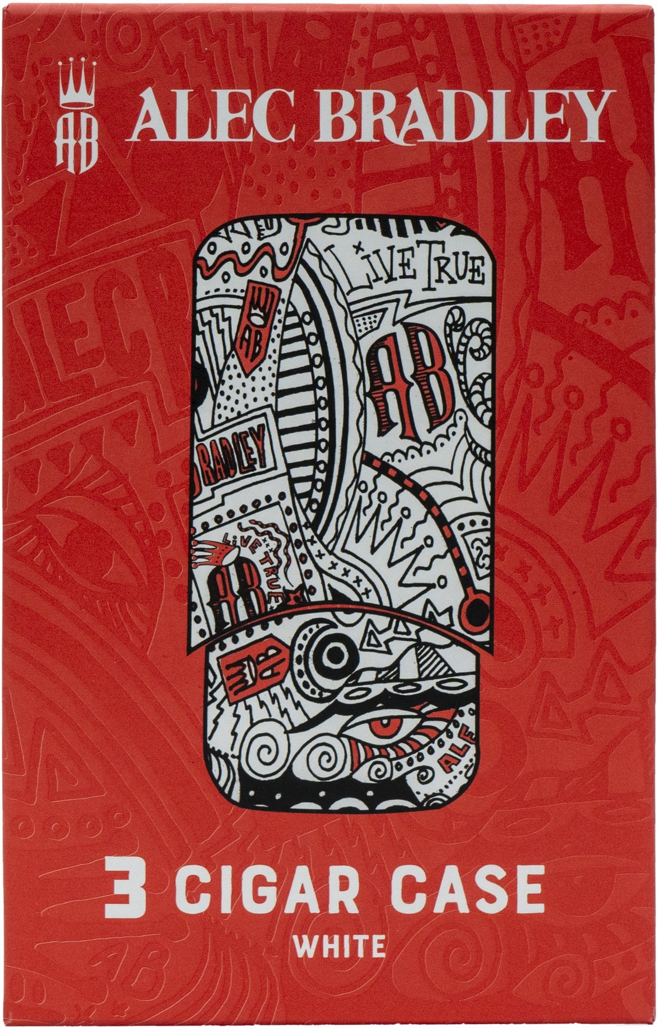 Alec Bradley Zigarren-Etui 3er weiß Umkarton