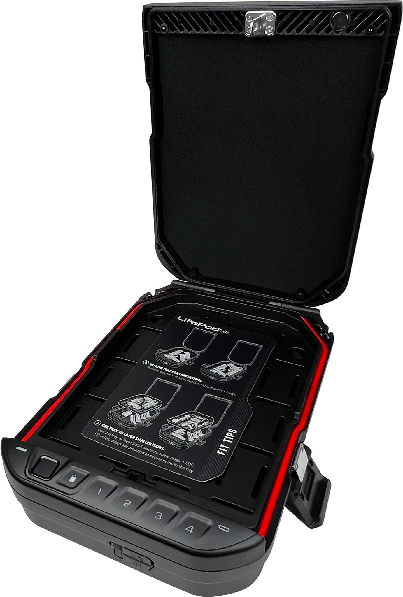 Vaultek Humidor Lifepod 2.0 (BLP20-BK) black Biometrisch KEIN Humidoreinsatz Detailbild 3