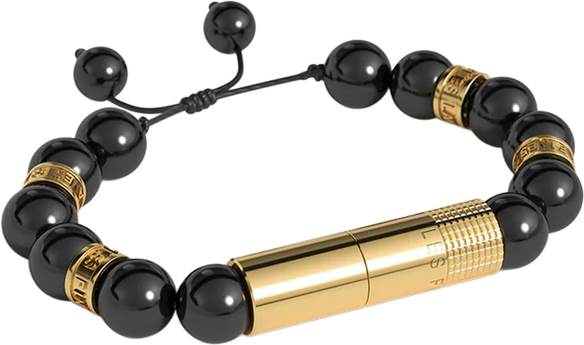 Les Fines Lames Punch Bracelets Oscuro Gold Ring_01