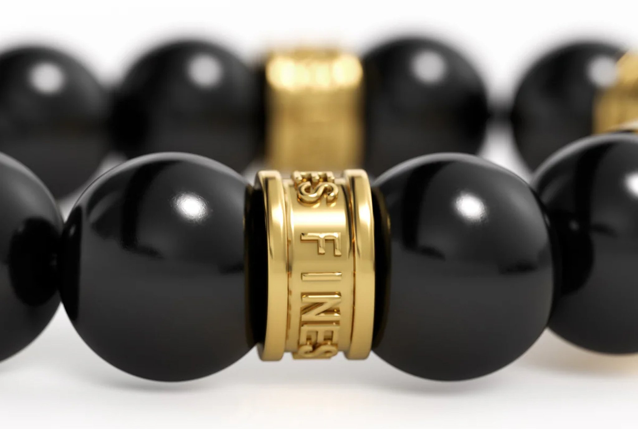 Les Fines Lames Punch Bracelets Oscuro Gold Ring- Elastic_03