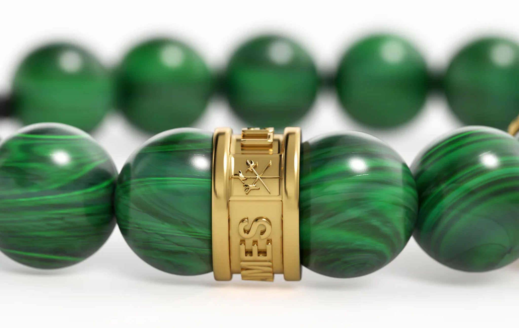 Les Fines Lames Punch Bracelets Verde Cobre Gold Ring - Elastic_03