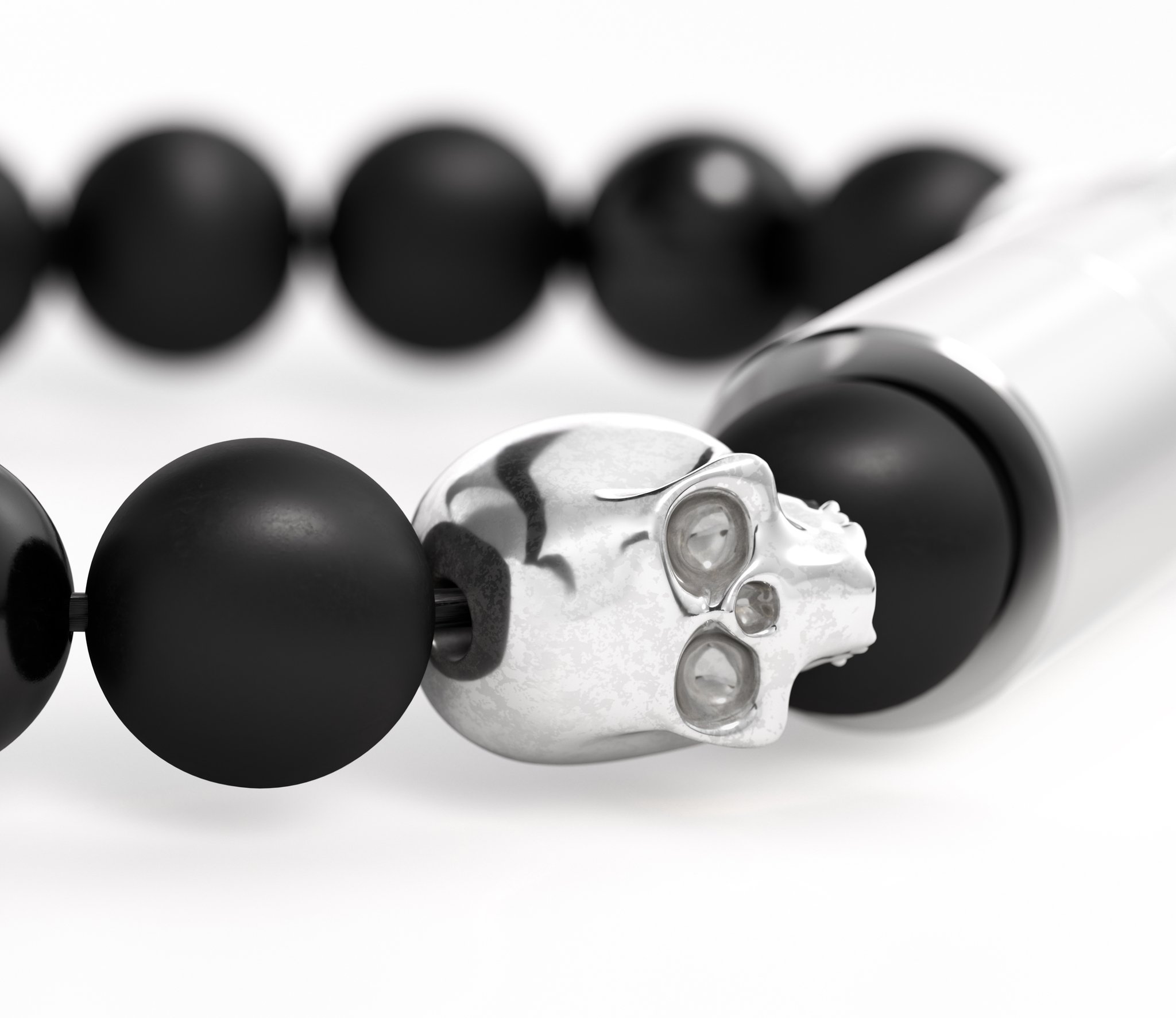 Les Fines Lames Punch Bracelets Oscuro Matt Totenkopf I_03