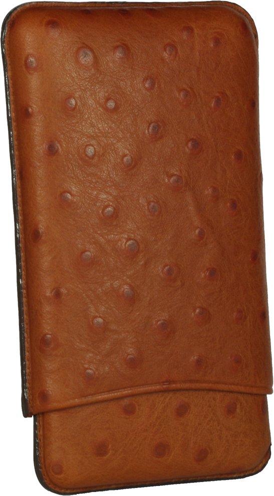 Martin Wess Panatela Lederetui Kollektion 5er Strauß braun (austriche) (503-13) (10299)