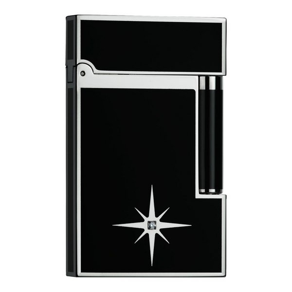 S.T. Dupont Ligne 2 Palladium Chinalack schwarz limitiert 'Solitaire' 