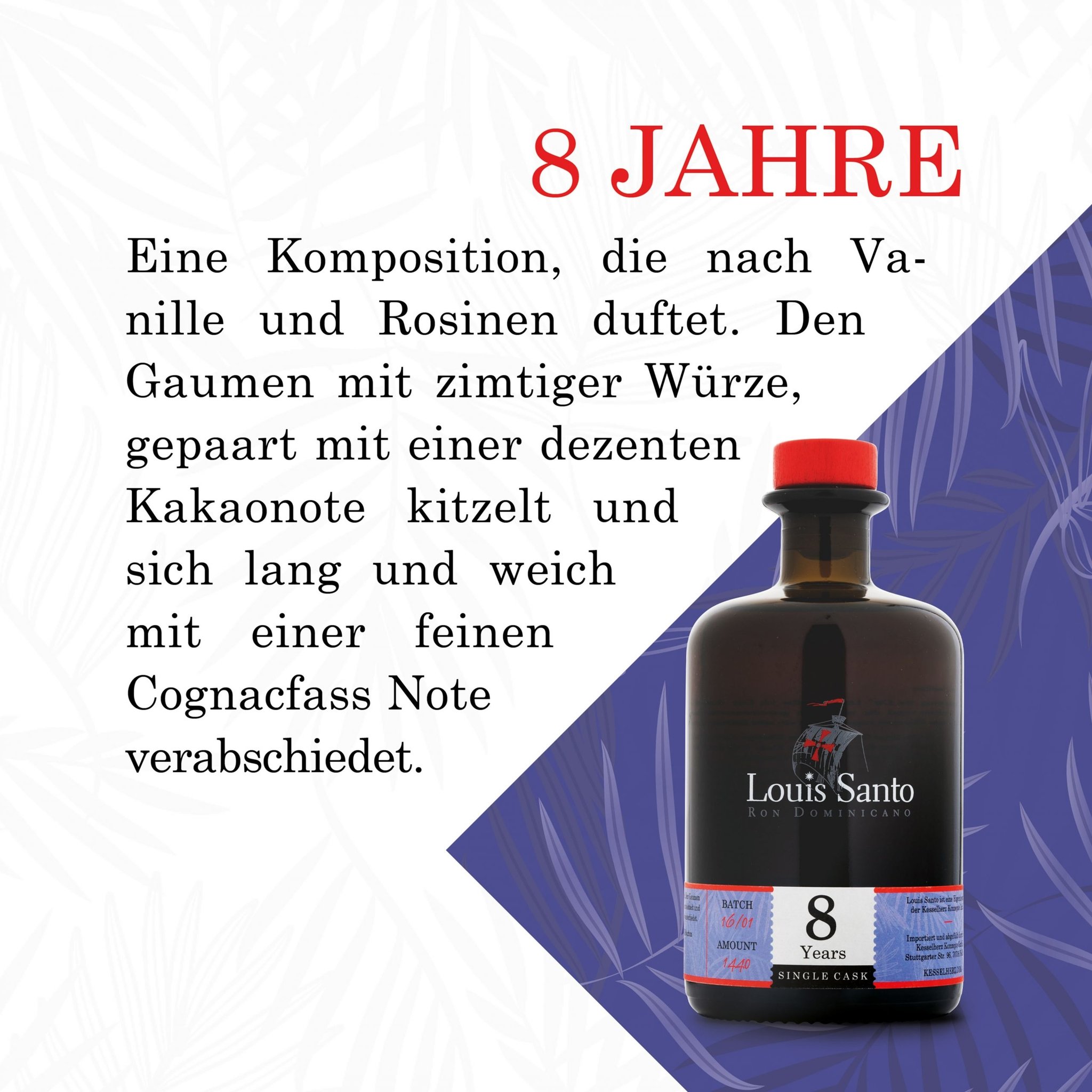 Single Cask Rum 8 Jahre Infobild 2
