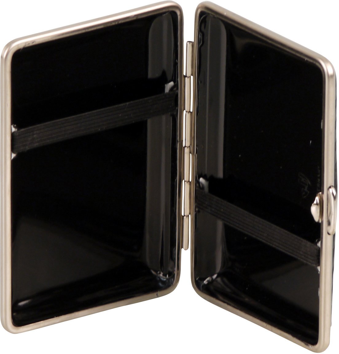 Classic Zigarilloetui 18er vom Hofe Leder Carbonoptik schwarz (605301)