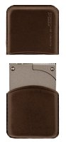 Porsche Design PD5 Feuerzeug (P' 3635) Lightercase (Feurzeugetui) Braun