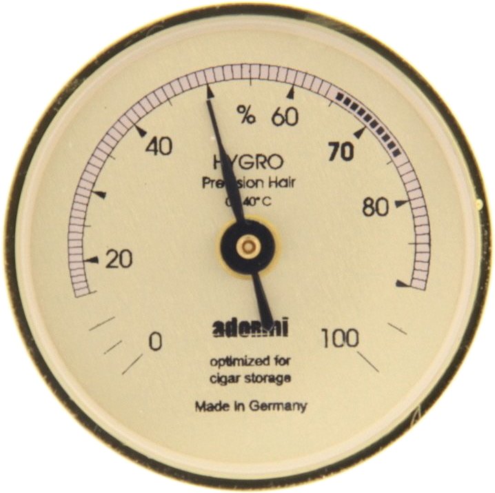 Adorini Messinstrumente Haarhygrometer gold - klein (1565)