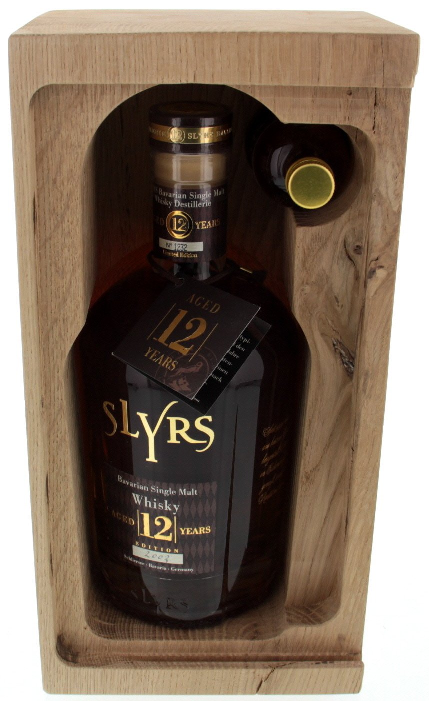 Slyrs Bavarian Single Malt Whisky 12 Years Aged im Eichenblock