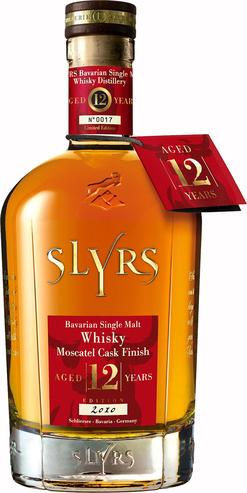 Slyrs Bavarian Single Malt Whisky 12 Years Aged Moscatel - Edition 2010 Flasche