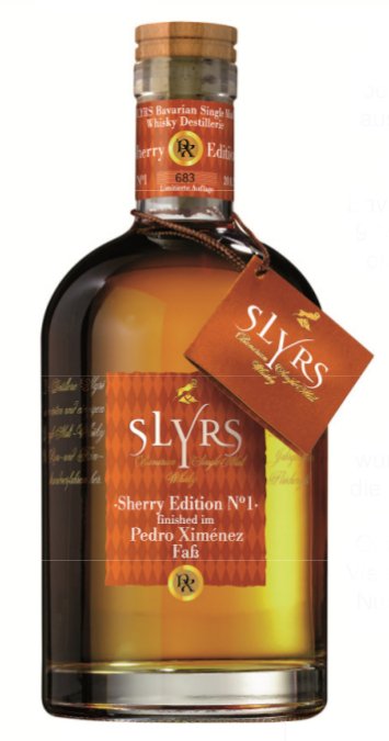 Slyrs Bavarian Single Malt Whisky  Pedro Ximenez  Edition No. 1 - 0,7 Ltr.
