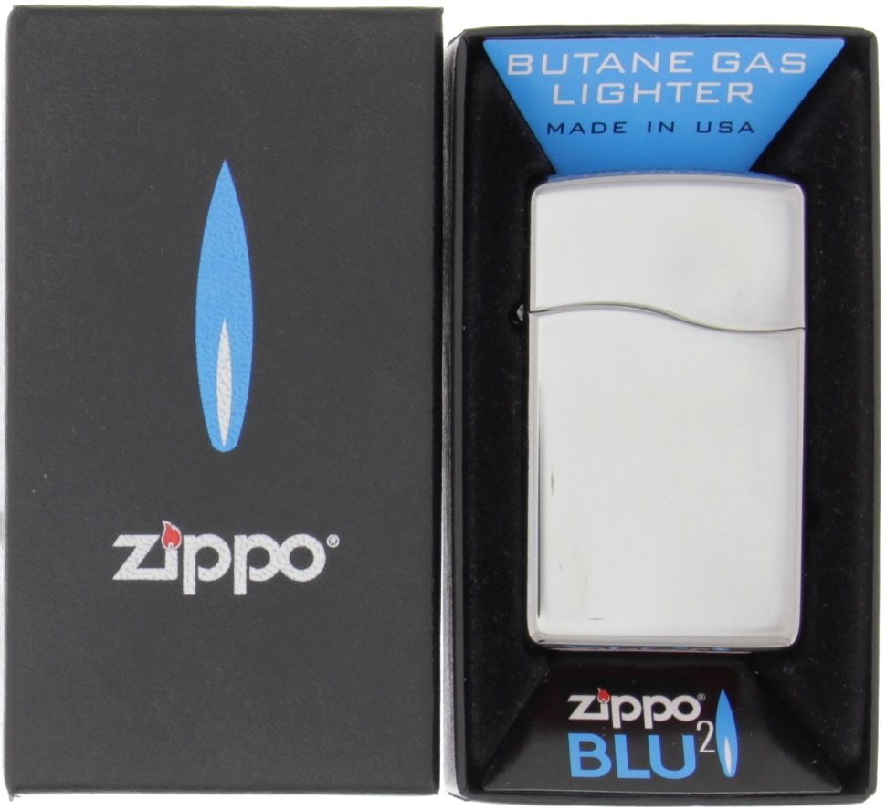 ZIPPO BLU ZIPPO BLU 2 chrom poliert 2002662 in Verpackung