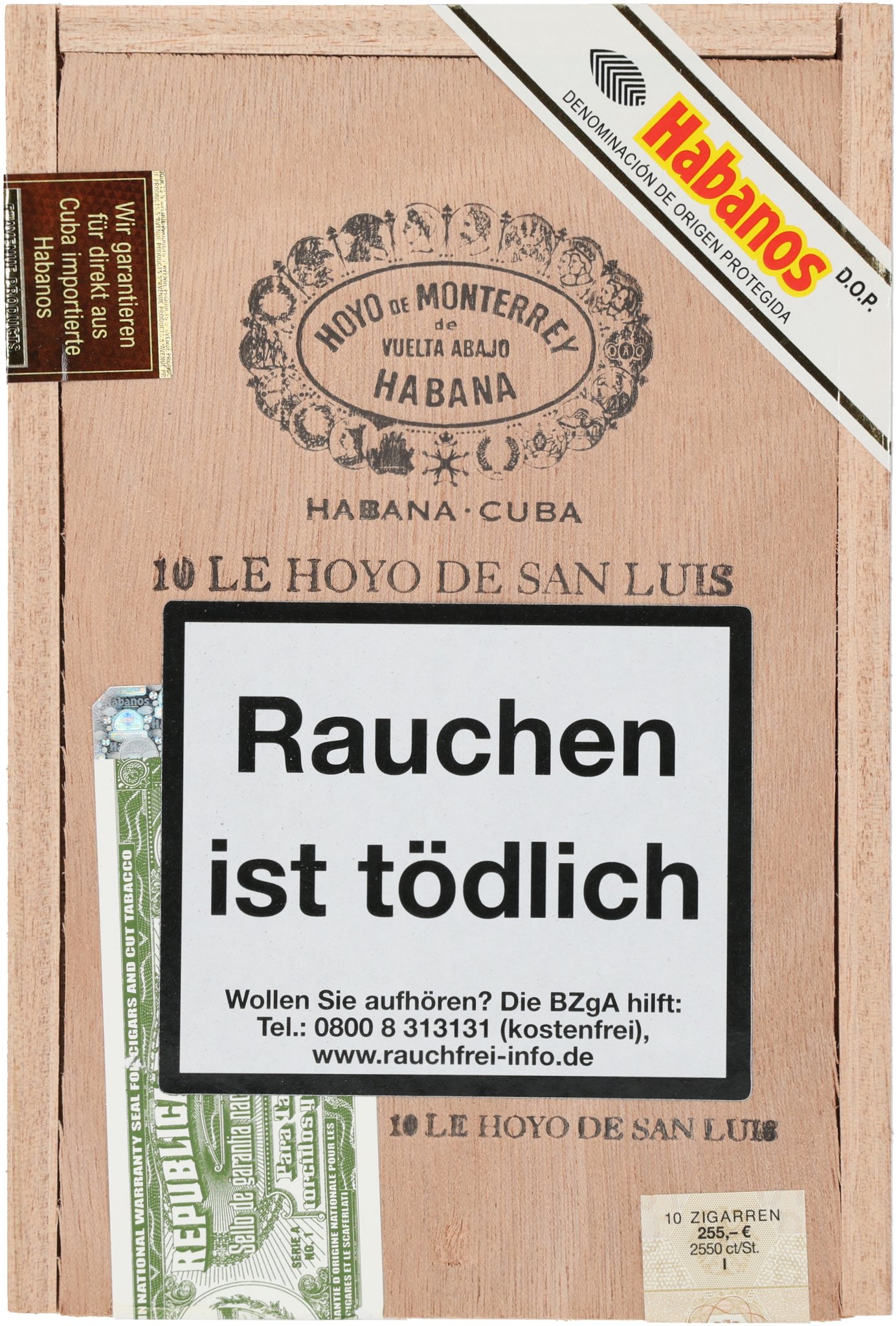 Hoyo De San Luis box front