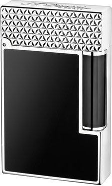 S.T. Dupont Ligne 2 Firehead Palladium Black Chinese lacquer (016746)