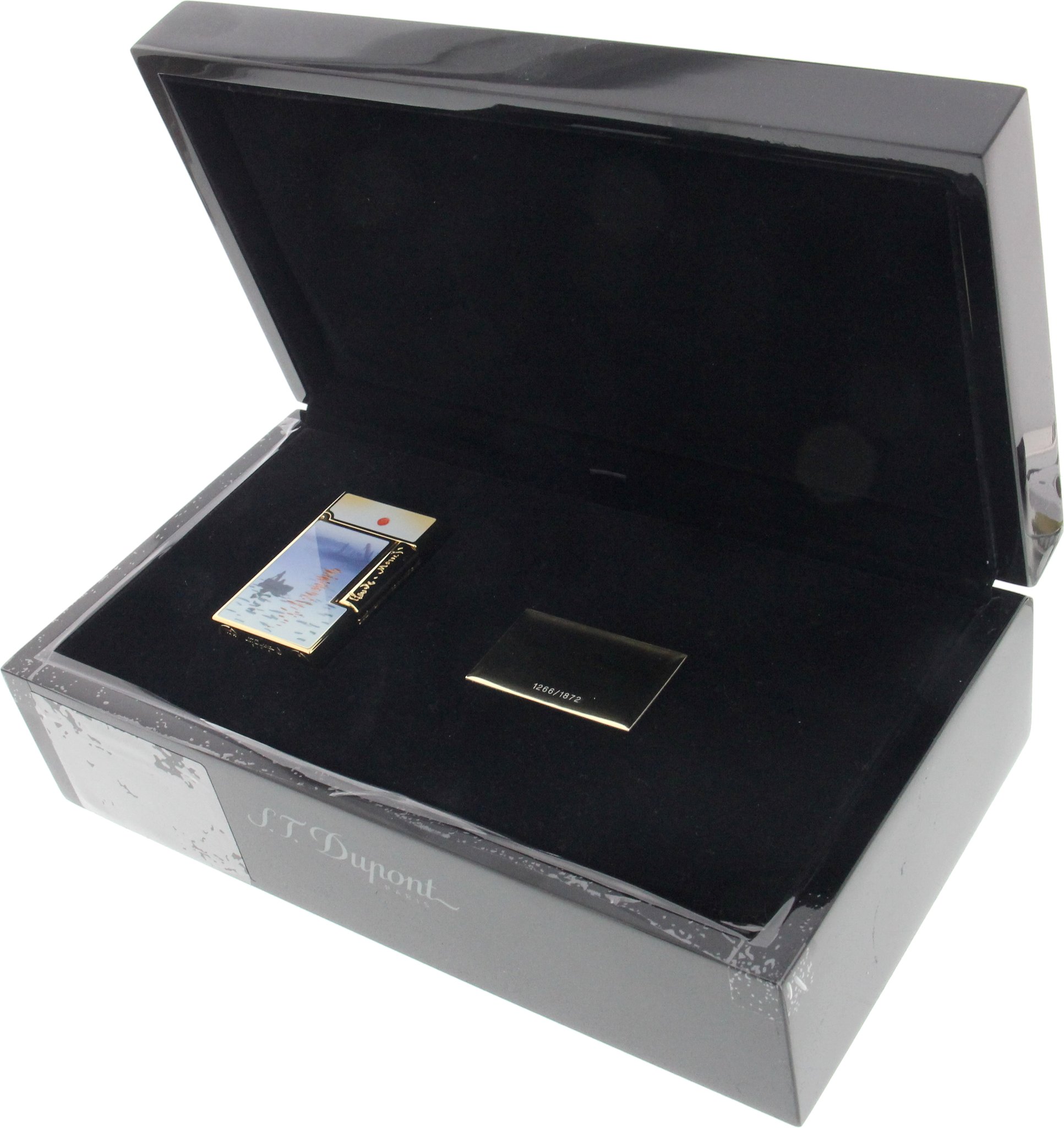 S.T. Dupont Ligne 2 Monet Limited Edition (016349) Box offen schräg