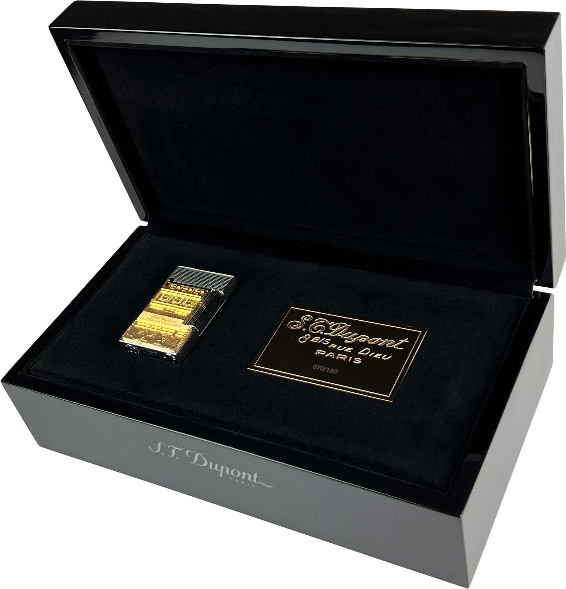 S.T. Dupont Ligne 2 Edition Limitee Hotel Particulier  Kiste offen