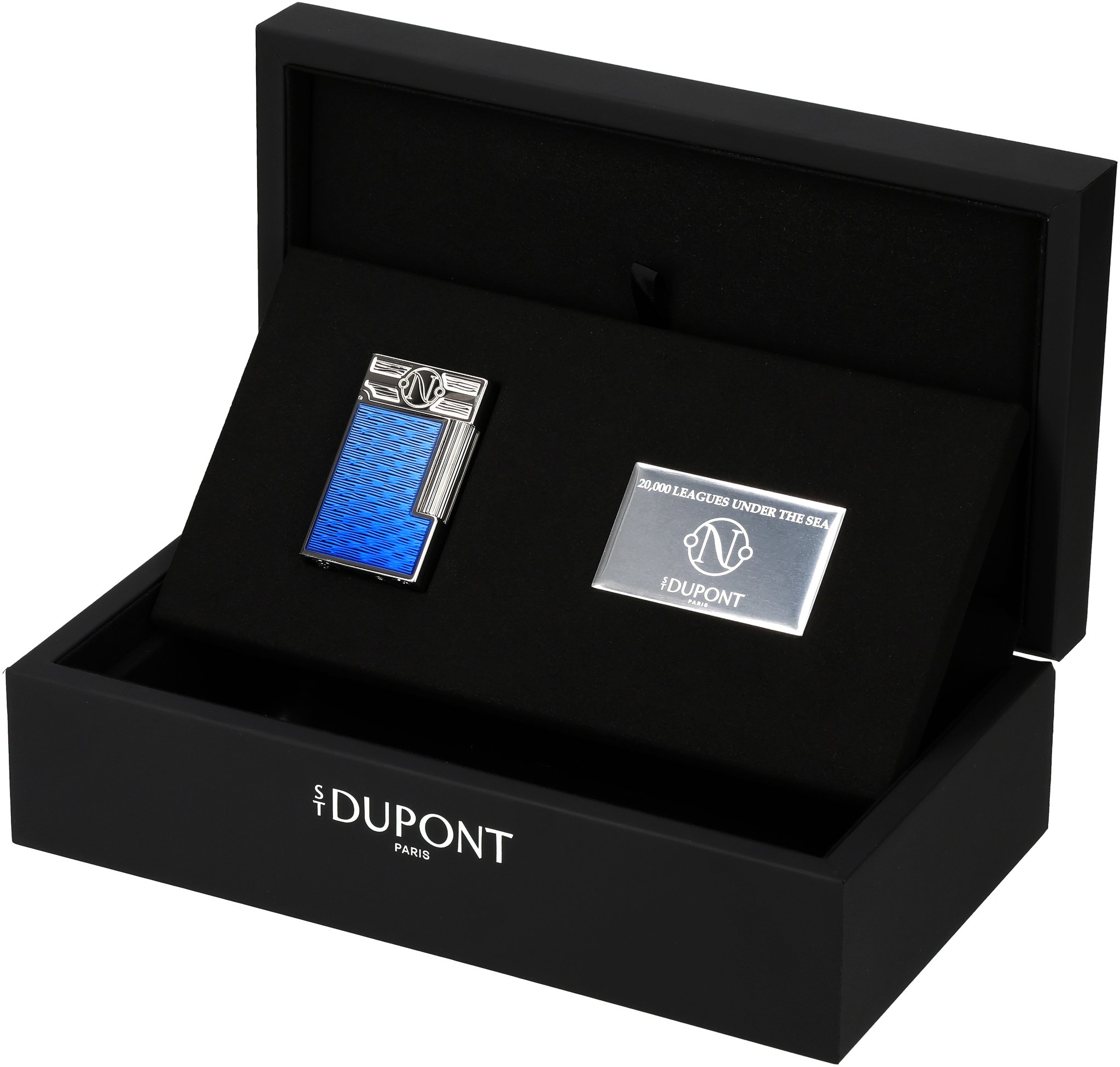 S.T. Dupont Ligne 2 Blau Gulf Stream 20'000 Meilen unter dem Meer (C16051CL)